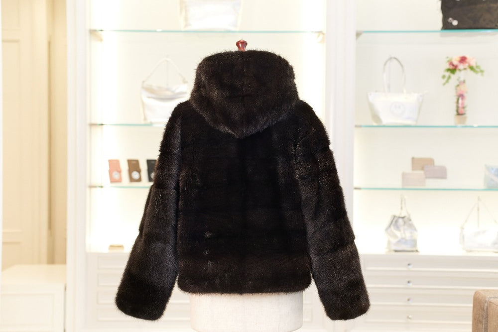 J-51F フード付きジャケット（7～13号）横段・横ポケットまたは縦段